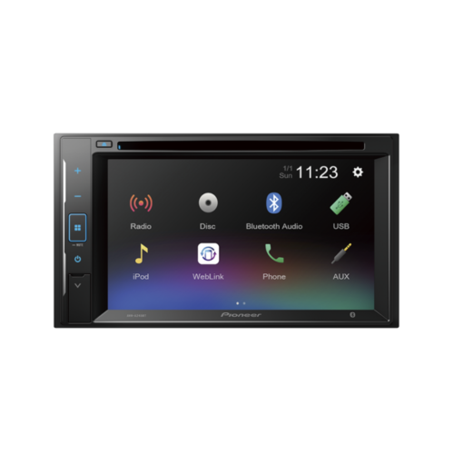 Pioneer AVH-A245BT - Receptor multimedia DVD para automóvil - Música, video, llamadas manos libres, conectividad con smartphones y entretenimiento en vehículos