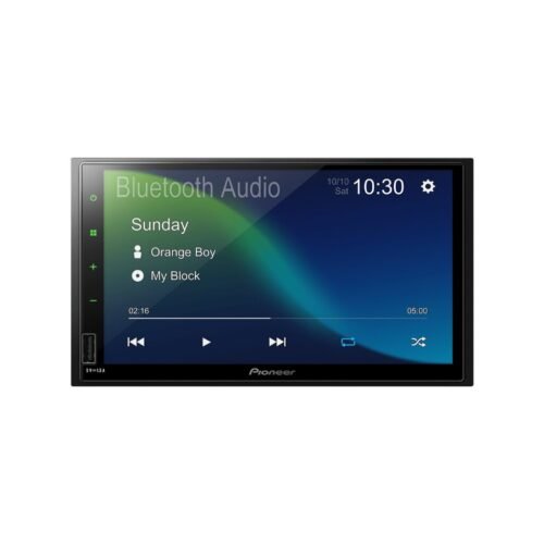 Pioneer DMH-A375BT - Receptor multimedia para automóvil - Música, video, llamadas manos libres y conectividad con smartphones