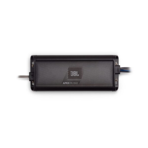 PA-1502_3_1024 JBL PA-1502-Apex PA1502-Dispositivos compatibles: Bocinas, subwoofers, estéreos OEM y aftermarket, procesadores de audio y reproductores multimedia de 12 V.