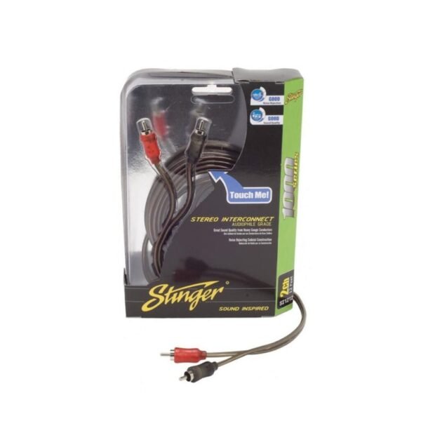 Stinger SI1220-20 ft 2-Channel RCA Interconnect