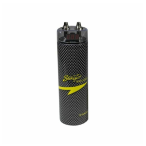 SSCAP2M_1_1024 Stinger SSCAP2M Capacitores-Dispositivos compatibles: Amplificadores de audio para automóvil, sistemas con subwoofers y vehículos con sistema eléctrico de 12 V.